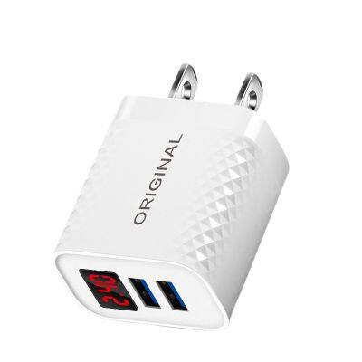 Hot Sale US EU Dual Universal Portable USB 5V 2.4A Fast Wall Travel Charger for iPhone 11 12 13