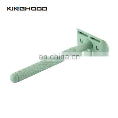Professional Custom Stainless Steel Barber Straight Razor Shaving Blades Safety Rasoir Green Shavers Straight Shaving Razor photo-2