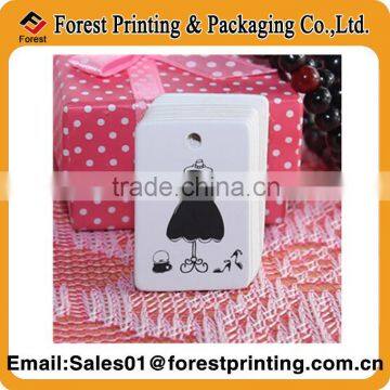 2014 factory price customized different shape paper cardboard hang tag shelf price tag