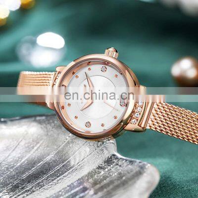 SHENGKE 2022 New Ladies Business European and American High Quality Luxury Bracelet Watches Factory Direct S9853L Quartz Clock photo-4