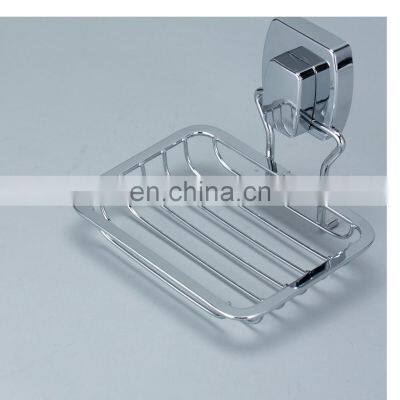 Super Powerful Vacuum Suction Cup Soap Dish - Strong Stainless Steel Sponge Holder for Bathroom & Kitchen (Chrome) photo-3