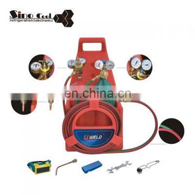 Welding Equipment Portable Oxygen Acetylene Welding Cutting Torch Tank Kit UW-1515A photo-2
