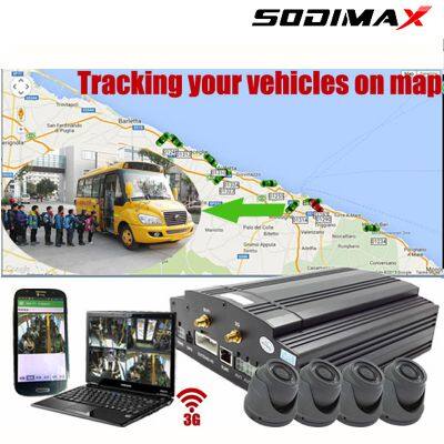 H.264 Format Hard Driver Vehicle MDVR GPS Positioning HDD Storage CCTV Car Mobile DVR photo-3