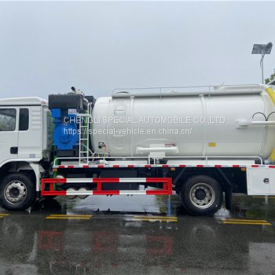 15000L Sewage  suction truck with high-pressure dredging function