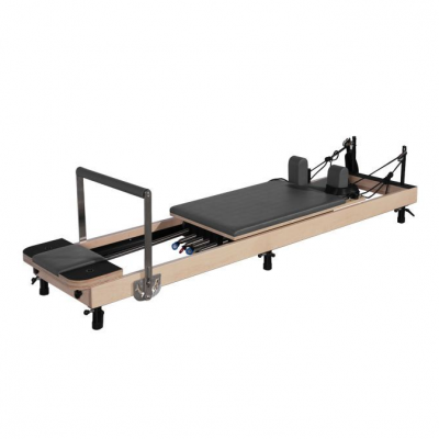 Adjustable Height Maple Reformer Wood Pilates Machine