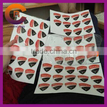 Wholesales Printed factory made clear epoxy resin dome sticker