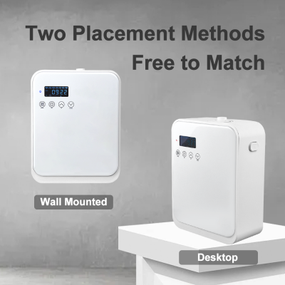 Cold Air Technologyb Digital Display Touch Screen Aromatherapy Nebulizer Essential Oil Scent Diffuser