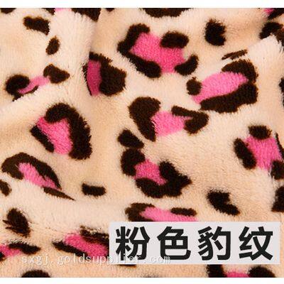 Online 100% Polyester Brushed Printed Flannel Fleece Fabric photo-5