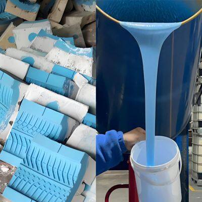 Tin-cured silicone rubber is used to manufacture cement decorative castings with a low shrinkage rate