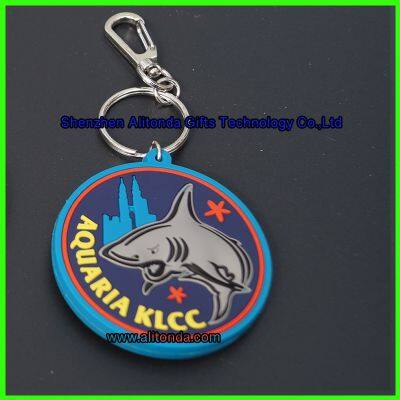 Cartoon Keychains Custom Round Shape Soft Pvc Rubber Keychain Custom Sea Animals Figure Keychains Custom for Promo Gifts Keychains photo-5