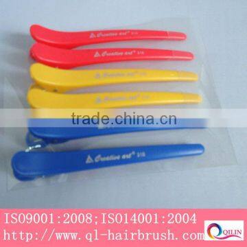 fashion colorful plain hair clips