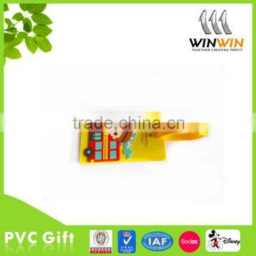 PVC rubber luggage tag for hotel use