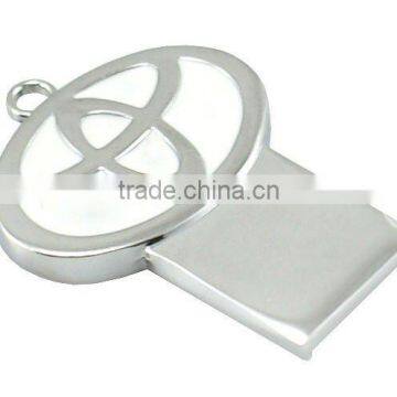 Car logo, full capacity slim USB memory disk