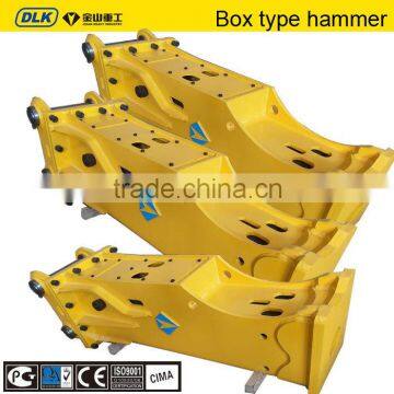 Heavy duty box silent type jack hammer for 35tons of excavator