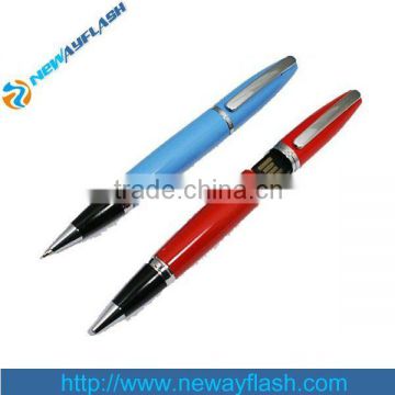 Hot sell colorful pen shape usb flash