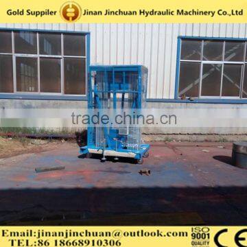JichuanBrand ! Double Column Movable Aluminum Alloy Electric Lift Platform With Extension Working Table photo-2