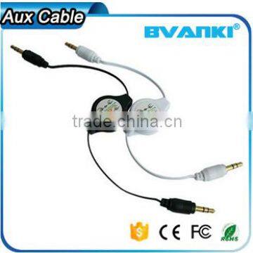 2016 new premium manufacture Retractable 3.5mm stereo male to male audio Extension aux cable free samples alibaba express                        
                                                                                Supplier's Choice