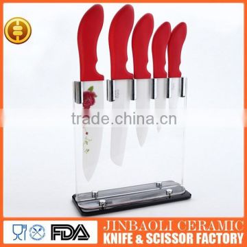 fashion ceramic chef knife set