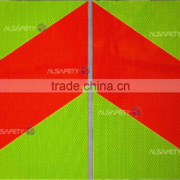 fluorescent yellow-green high intensity prisamtic reflective sheet for vehicles in anhui alsafety