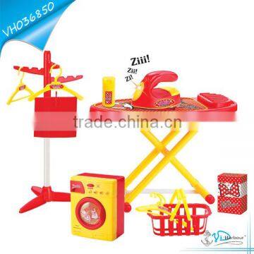 Funny Girl Family Battery Operated Housework Play Set Toys