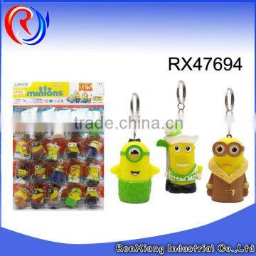 Hot Sale Custom Rubber Minions Keychain Toys photo-5