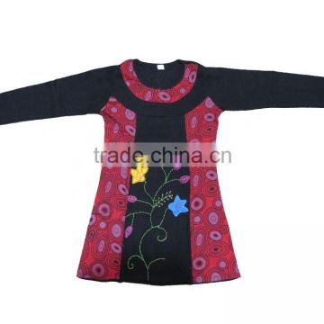 Floral Nepali Garments Handmade Ladies Casual Tops tunics