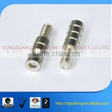 hexagon cheese head screw and bolts with chamfered end