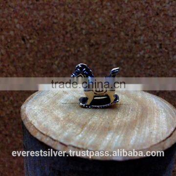 hot item silver charm DIY 925 sterling silver charm rocking horse silver