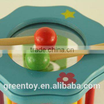 Wood Drum toy instruments kids