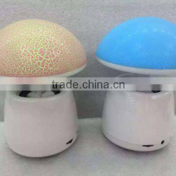 New Arrival Mini Bluetooth Speaker Cute Mushroom Style Wireless Stereo Portable Handsfree Subwoofer Mp3 Player Loudspeaker