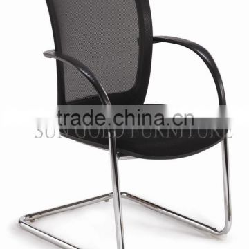 Popular Office Visitor Waiting Chair Used Green Black Mesh Chairs(SZ-OC134C)