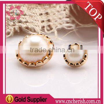 2015 Customized snap button jewelry sew pearl button with great price