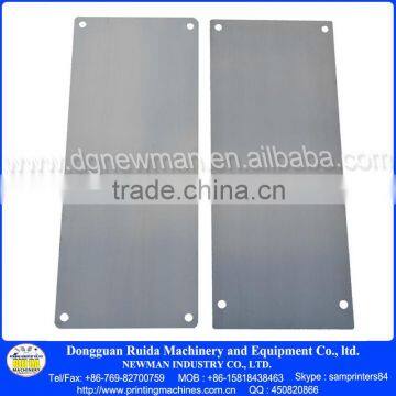 Thin carbon steel printing plate