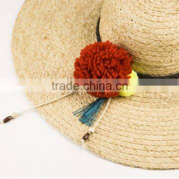 Fashion Tassels Summer Raffia Straw Hat China Manufacturer photo-2