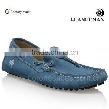 Men casual shoe suede leather boat shoe soft leather loafer driving men shoes