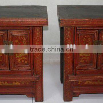 chinese antique bedside cabinet