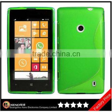 Keno S-line TPU Rubber Silicone Gel Skin Cover for Lumia 520