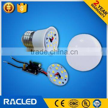 Led Bulb E27 7w Aluminum And Plastic A60 Led Bulb