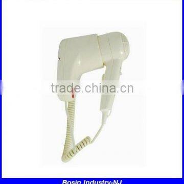 plastic ABS wall mounted hotel hair dryer