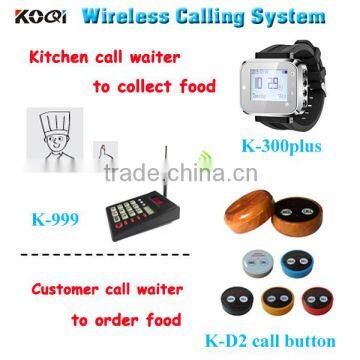 kitchen call waiter system for fast food restaurant when the food is ready