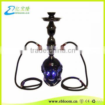 China factory cheap Borosilicate glass bottle hookah shisha skull hookah