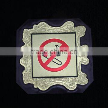 made in china handmade Acrylic no smoking sign board