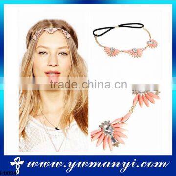 2016 Fashion Jewelry China Manufacturer New Product Fashion Hair Accessories Jewelry Crystal Accessories H0036