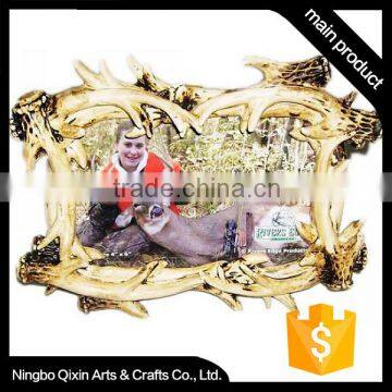 Antler Design Polyresin Custom Souvenir Photo Frame