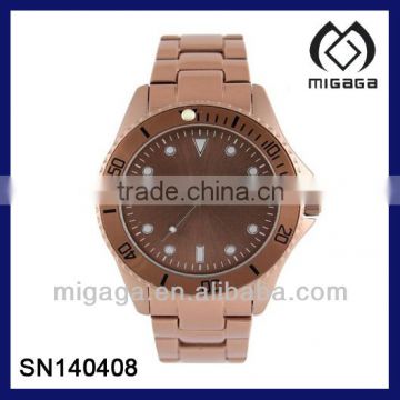 ALLOY CASE STAINLESS STEEL BACK QUARTZ WATCHES-MANY COLOR PLATING ALLOY CASE QUARTZ WATCHES