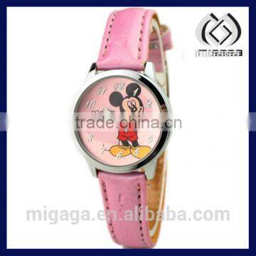 Fashion watch for children lovely Micky mouse quartz watch