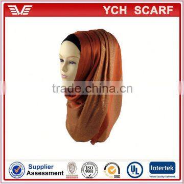 Wholesale Women Plain Long Shimmer Scarf photo-6