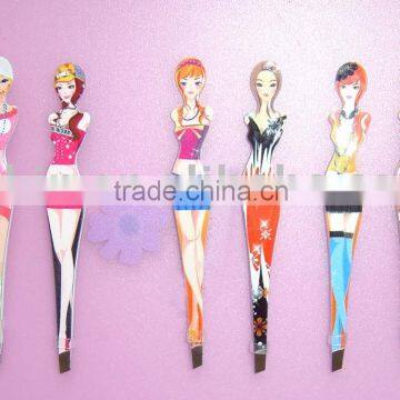 Nice tweezers with girl printing