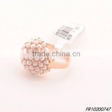 Ivory or Freshwater Pearl Cluster Mood Smart Ring