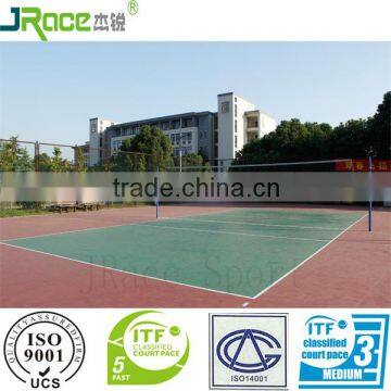 environmental friendly outdoor sports flooring for volleyball